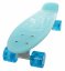 Penny board 22" BURN RIDER modrý fosforeskující, blikající kolečka