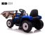 Dětský elektrický traktor Eljet s nakládací lžící modrá, Li-Ion