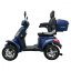 Elektrický čtyřkolový vozík RACCEWAY® STRADA ELECTRIC SCOOTER, modrý lesk
