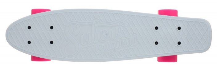 Penny board 22" SULOV® NEON SPEEDWAY bílo-růžový