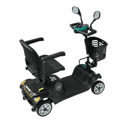 Elektrický čtyřkolový vozík RACCEWAY® SOLID, světle modrý