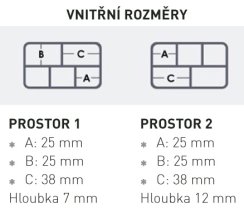 Rybářská krabička, box nebo kufr Versus VS 355SD