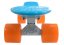 Penny board 22" SULOV® VIA DOLCE sv.modrý-mat.oranžový