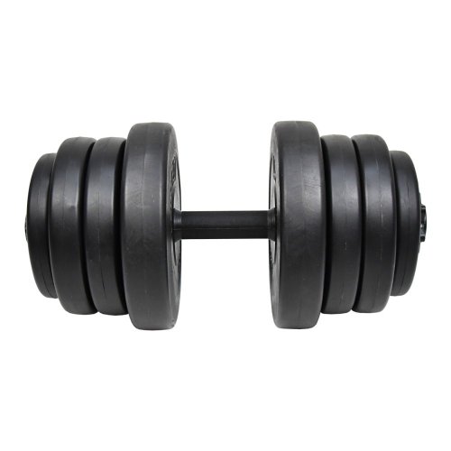 Činka nakládací LIFEFIT® jednoruční 23 kg, vinyl-cement, 30mm tyč/8x kotouč