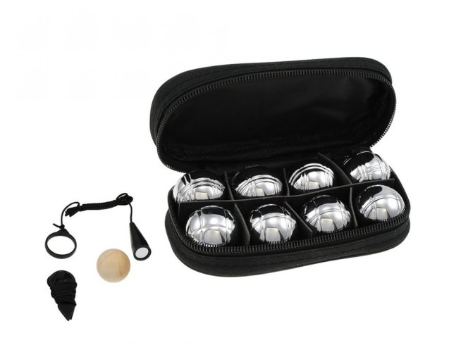 Mini petanque kovový 8ks, v tašce