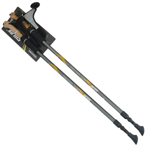 Trekingové hole SULOV® NORDIC WALKING, 2-dilné, pár, oranžová