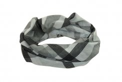 Sportovní šátek SULOV®, šedo-černý