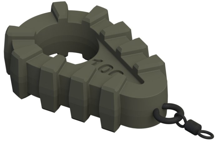 Rybářské olovo Suretti Grip s očkem a obratlíkem 60 g