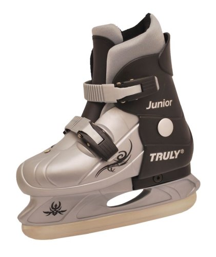 Chlapecké zimní brusle TRULY® JUNIOR, černo-stříbrné