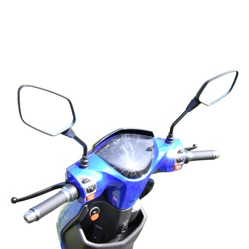 Elektroskútr RACCEWAY® E-FICHTL®, bílý-lesklý, bez baterie
