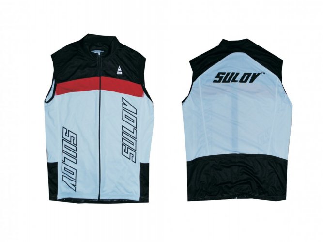 Cyklistická vesta SULOV®, červená - Oblečení velikost: XXL