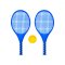 Líný tenis RULYT® set 4 Junior - rakety s míčkem