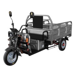 Nákladní tříkolový vozík RACCEWAY® KUTIL PLUS, šedý