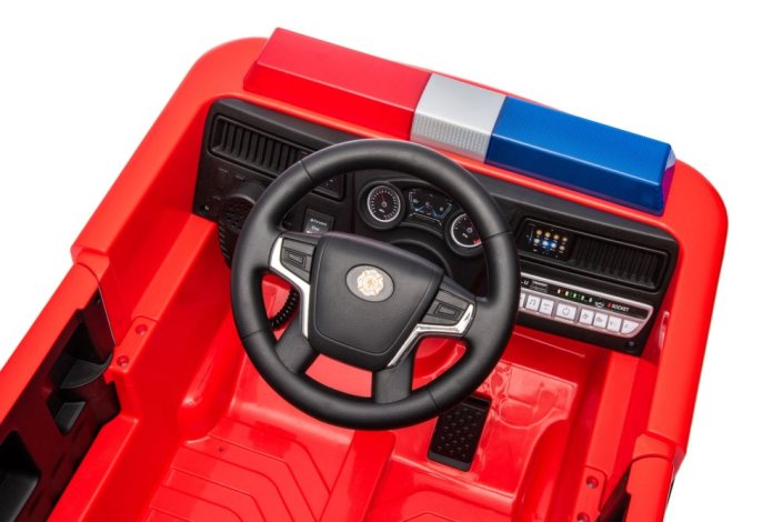 Dětské elektrické auto hasiči Eljet červená, Li-Ion