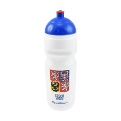 Láhev SPORTTEAM, 600ml ČR, bílá