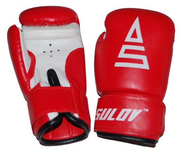 Box rukavice SULOV® PVC, červené - Box velikost: 8oz