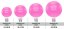 Gymnastický míč LIFEFIT® ANTI-BURST 85 cm, růžový