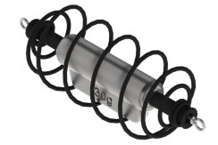 Rybářské olovo Suretti S excentrickou zátěží a očky na vysavač 15 g / 16 mm