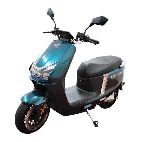 Elektroskútr RACCEWAY® RC80, modro-zelený