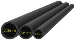 Zarážka, hadička nebo převlek Suretti Smršťovací hadička vel. 1,2 mm šedá
