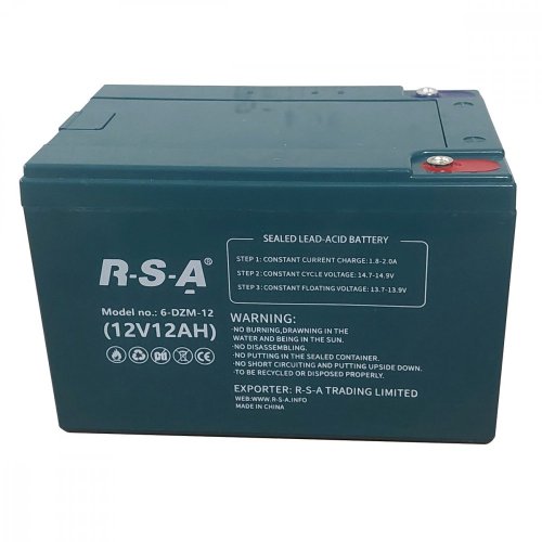 Bateriový článek PB-12V, 12Ah, k elektroskútru RACCEWAY® 2524320251205