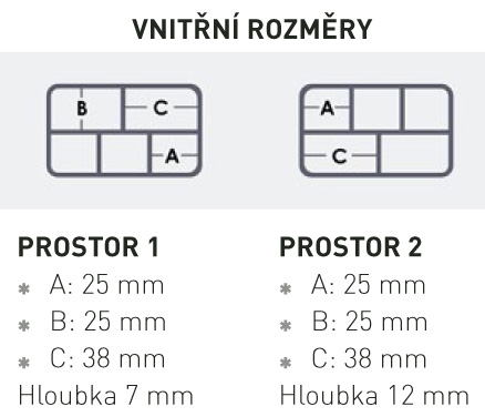 Rybářská krabička, box nebo kufr Versus VS 355SD