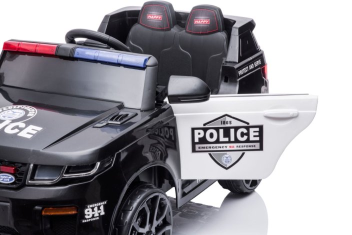 Dětské elektrické auto policie SUV Eljet černá, Li-Ion