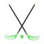 Florbalový set SULOV® 85 cm, 2x hokejka, 1x míček