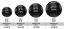 Gymnastický míč LIFEFIT® ANTI-BURST 75 cm, černý