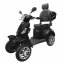 Elektrický čtyřkolový vozík RACCEWAY STRADA ELECTRIC SCOOTER, černý lesk