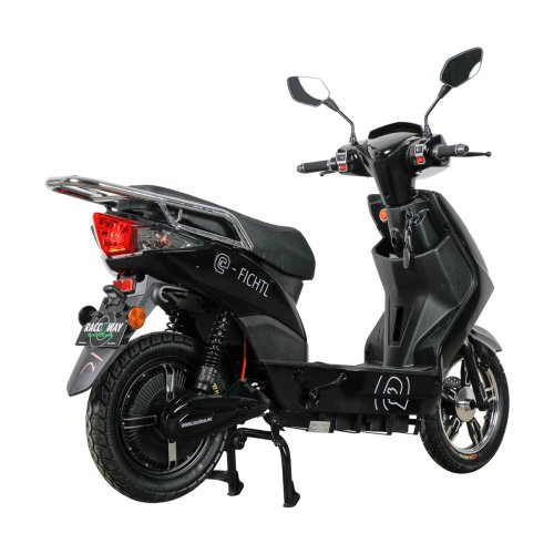Elektroskútr RACCEWAY® E-FICHTL®, černý-lesklý, bez baterie