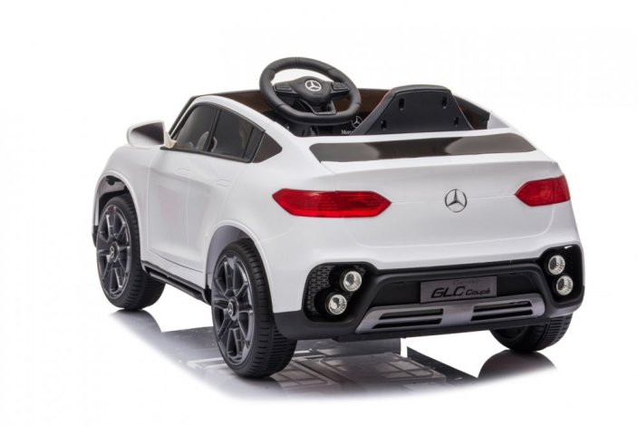 Dětské elektrické auto Mercedes GLC coupé bílá/white