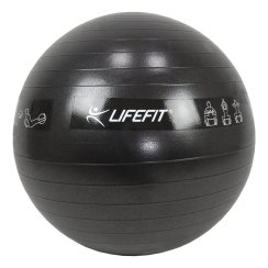 Gymnastický míč LIFEFIT® ANTI-BURST 55 cm, černý