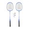 Badmintonový set SULOV®, 2x raketa, 2x míček, vak - tmavě modrý