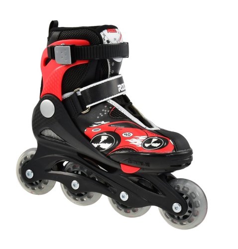 Kolečkové brusle ROCES COMPY 4.0 Boy, černo - červené