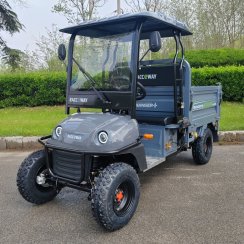 Nákladní čtyřkolový vozík RACCEWAY® RANGER PLUS, šedý