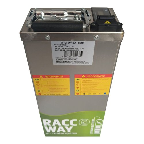 Baterie LI-48V 27Ah, k elektroskútru RACCEWAY®, 13S 6P