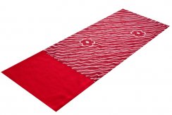 Sportovní šátek s flísem SULOV®, červeno-bílý