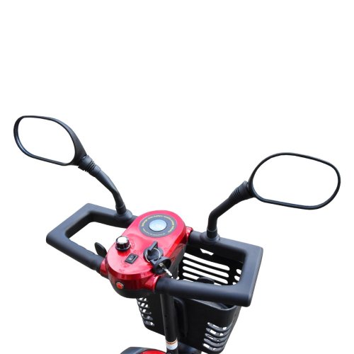 Elektrický čtyřkolový vozík RACCEWAY® SOLID, šedý