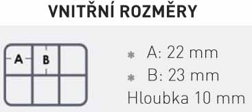 Rybářská krabička, box nebo kufr Meiho FB 6