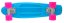Penny board 22" SULOV® NEON SPEEDWAY sv.modrý-růžový