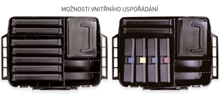 Rybářská krabička, box nebo kufr Versus VS 3080 zelený