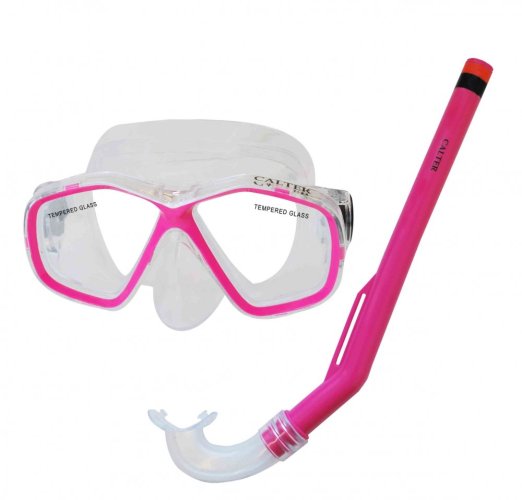 Potápěčský set CALTER® KIDS S06+M278 PVC, růžový
