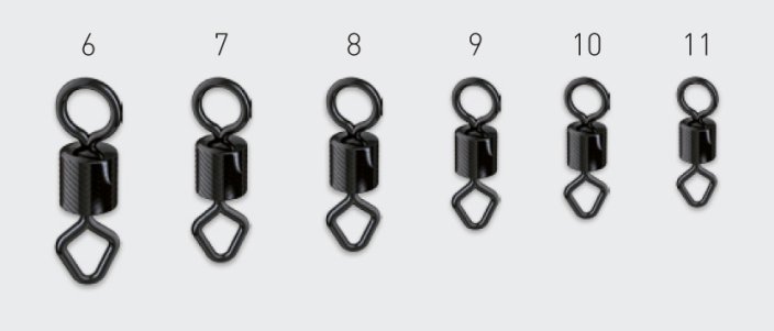 Rybářská bižuterie Suretti Obratlík Rolling DiamondRound vel. 10