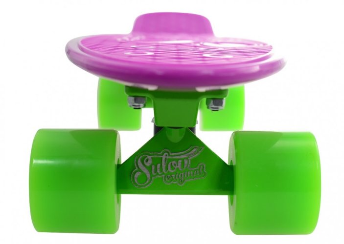 Penny board 22" SULOV® VIA DOLCE fialovo-zelený