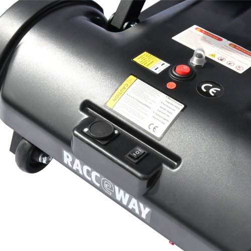 Elektrický čtyřkolový vozík RACCEWAY® FOLD, vínový