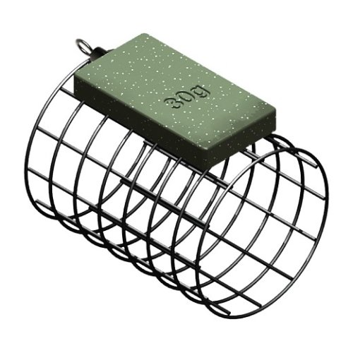 Rybářské krmítko Suretti Válcové s obratlíkem klec 35 x 33 mm 30 g