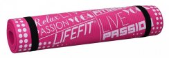 Podložka LIFEFIT® YOGA MAT EXKLUZIV , 100x58x1cm, světle růžová