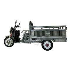 Nákladní tříkolový vozík RACCEWAY® KUTIL, šedý