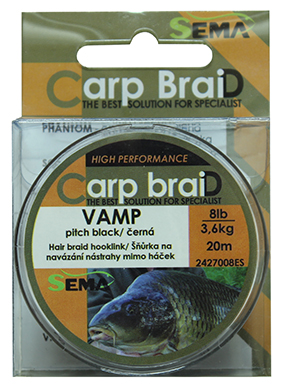 Pletená šňůra Sema Vamp 20 m 8 lbs / 3,62 kg